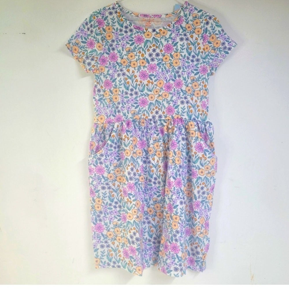 Cat & Jack XXL Girls Floral Dress NWT